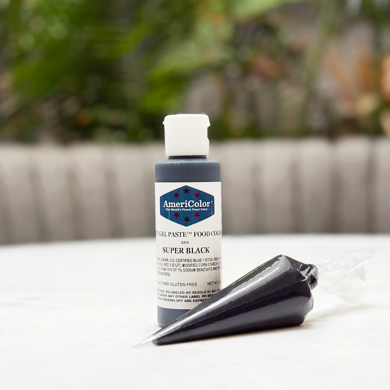 AmeriColor, Super Black, 4.5 Ounce, Soft Gel Paste Food Color